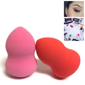 2 Pc Beauty Makeup Blending Sponge Puff Foundation Flawless Applicator Blender