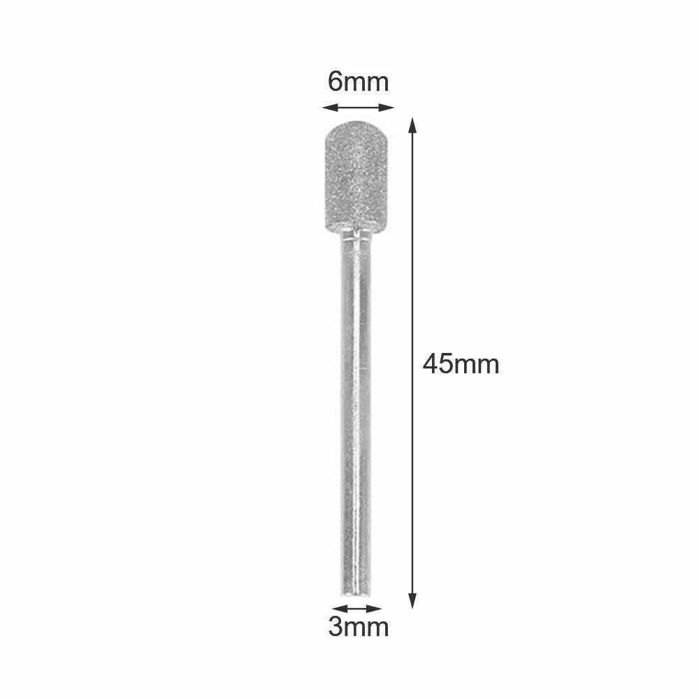 20pcs Diamond Grinding Heads | Mini Drill Burrs Bit Set | 3mm Shank | For Rotary Tool
