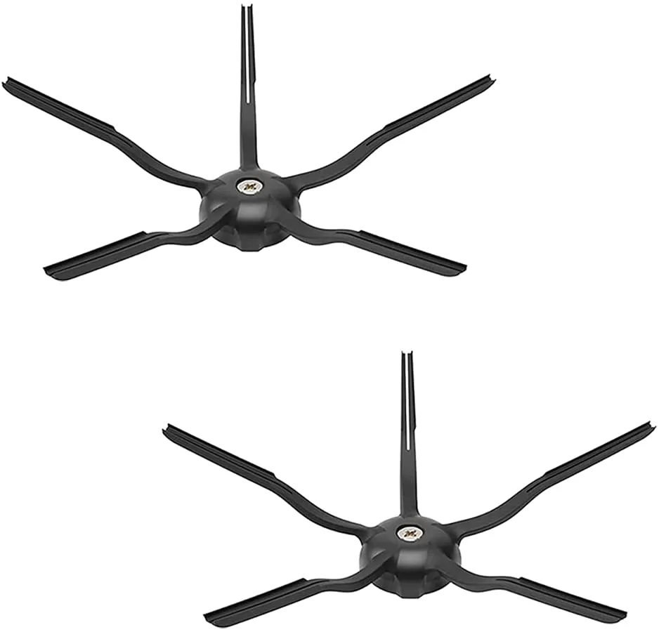 2x Silicone Side Brushes | Compatible with Xiaomi Roborock S7, S6, S5, E35, E20, Mi Robot Vacuums