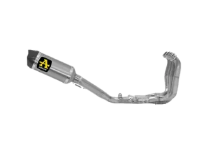 71178ckz Arrow Yamaha Yzf R1 17-24 Competition Full System With Stainless Steel Collectors And Titanium Link Pipe And Race-Tech Silenc.