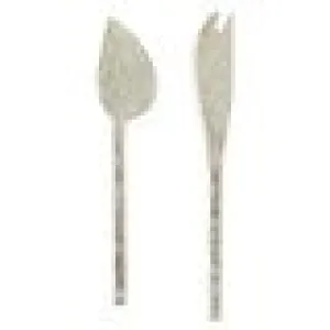 Antique Silver Cheese Knives Set