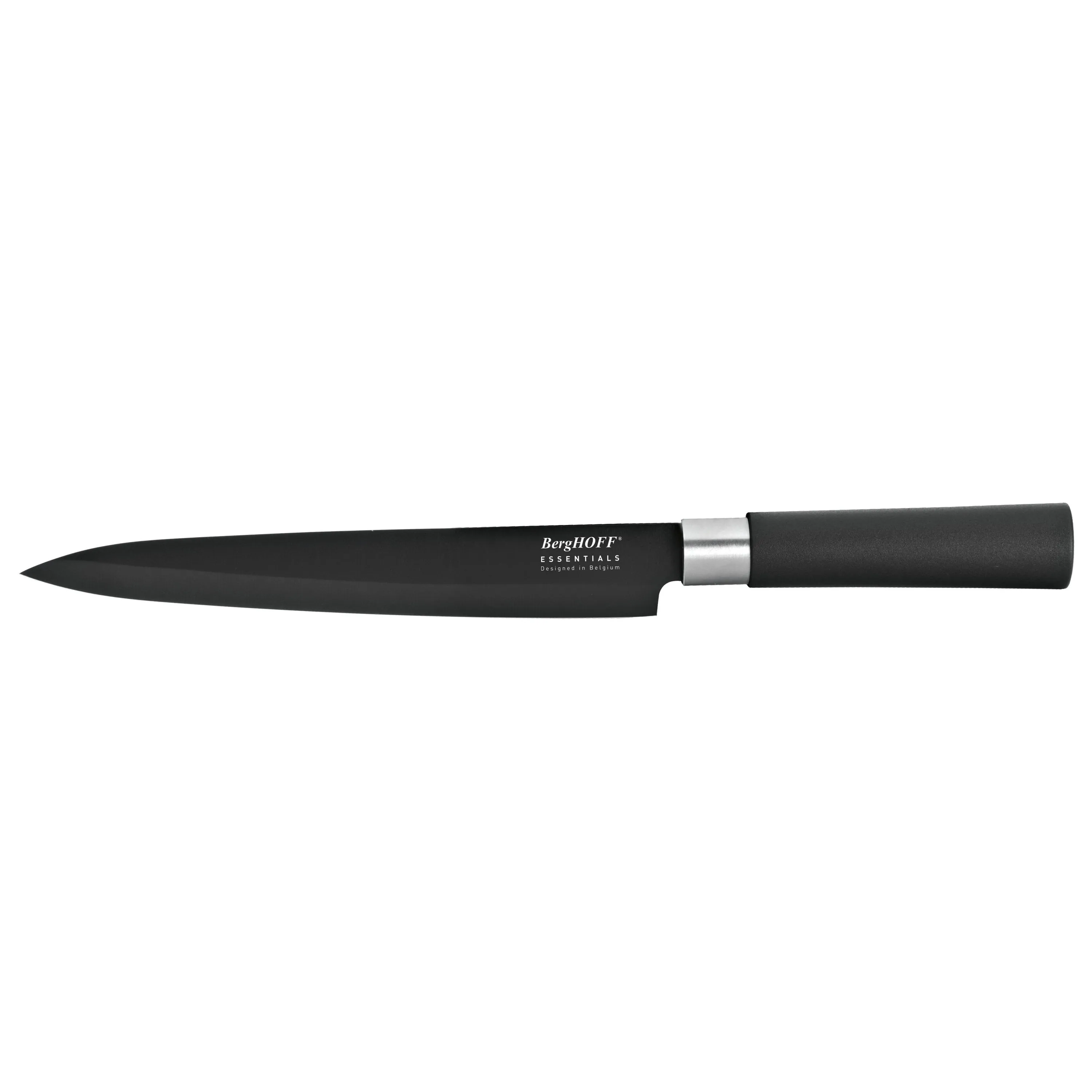 BergHOFF Essentials 4Pc Ceramic Coated Stainless Steel Knife Set, Black