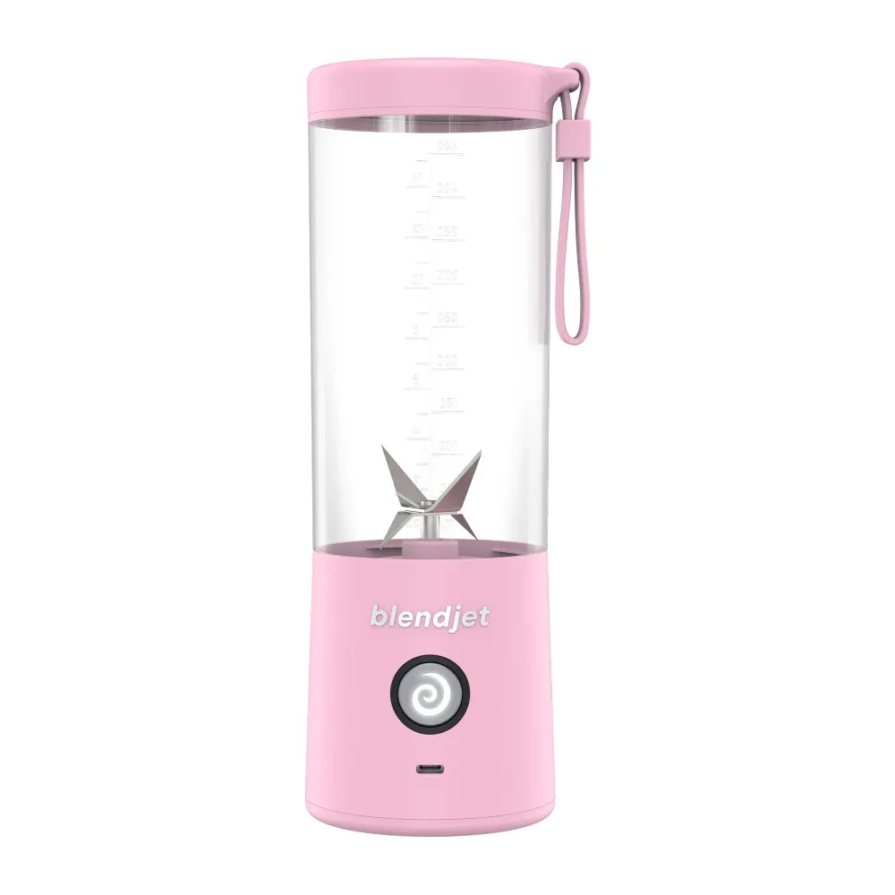 BLENDJET V2 Portable Blender - World's Most Powerful Compact 16Oz BPA Free Blender - Blush