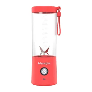 BLENDJET V2 Portable Blender - World's Most Powerful Compact 16Oz BPA Free Blender - Coral
