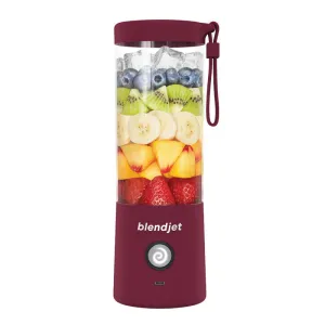BLENDJET V2 Portable Blender World's Most Powerful Compact 16Oz BPA Free Blender Merlot