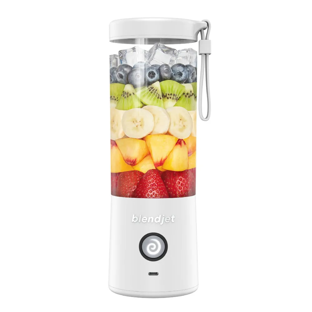 BLENDJET V2 Portable Blender - World's Most Powerful Compact 16Oz BPA Free Blender - White