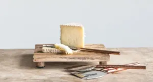 Cheese Knives Set of 4 Stainless/ Copper