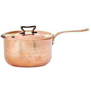 Copper Saucepan 2.8 qt  with Standard Lid