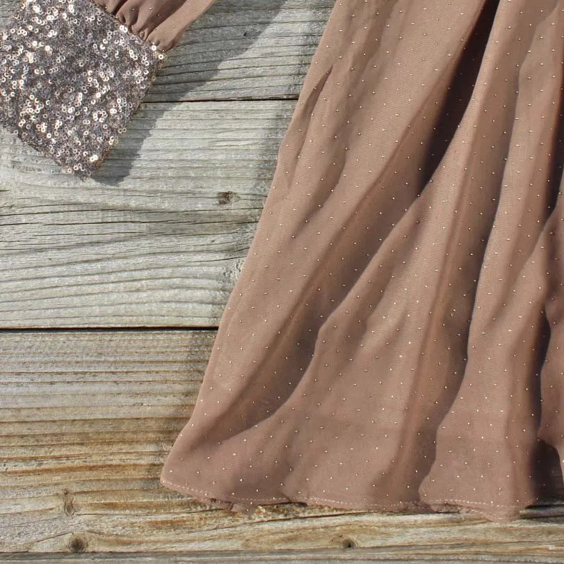 Copper Starlight Dress in Copper