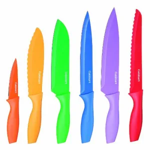 Cuisinart Advantage 12-Piece Knife Set, Bright (6 knives and 6 knife covers), C55-01-12PCKS