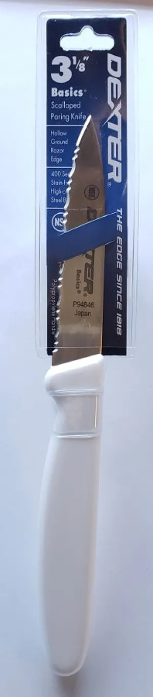 Dexter 3 1/8" Basics Scalloped Paring Knife