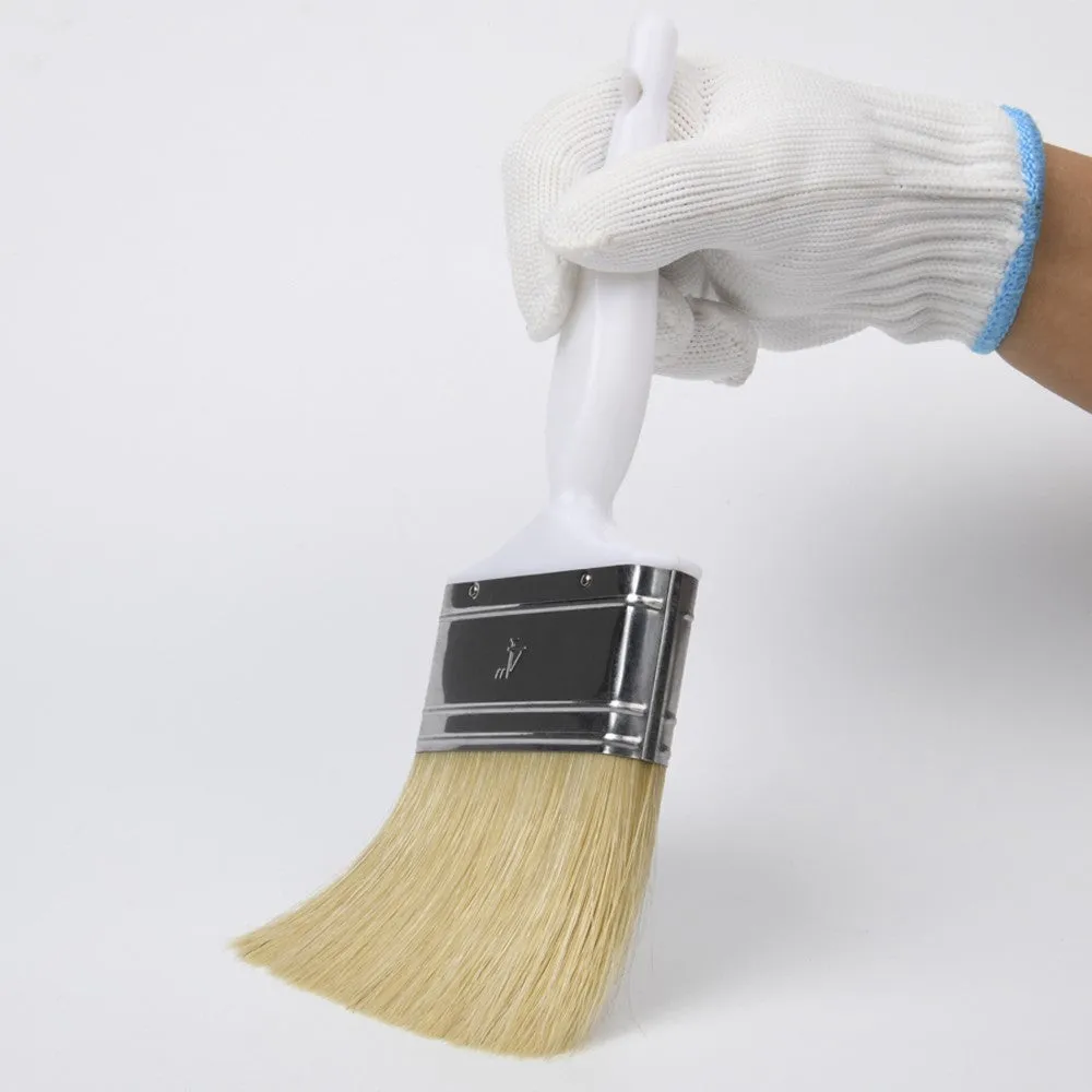 Flat Pastry Oil Brush with Boar Bristle and PVC Handle | 1 Piece