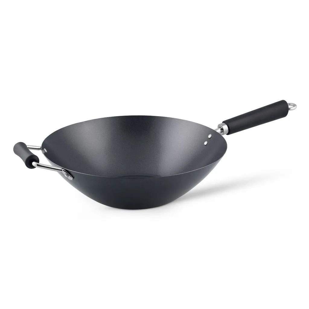 Ken Hom Excellence Non-stick Carbon Steel Wok 35cm
