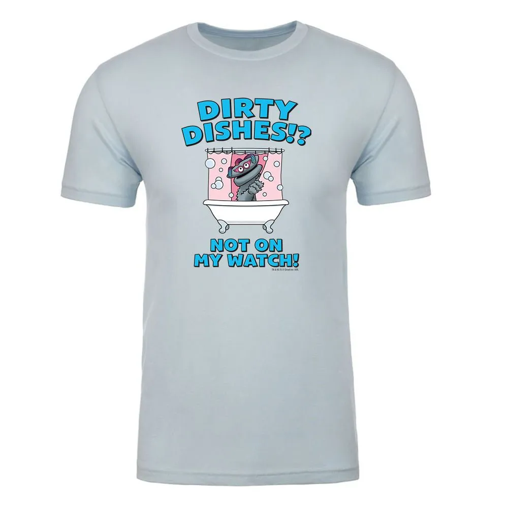 Kidding Dirty Dishes Adult Short Sleeve T-Shirt