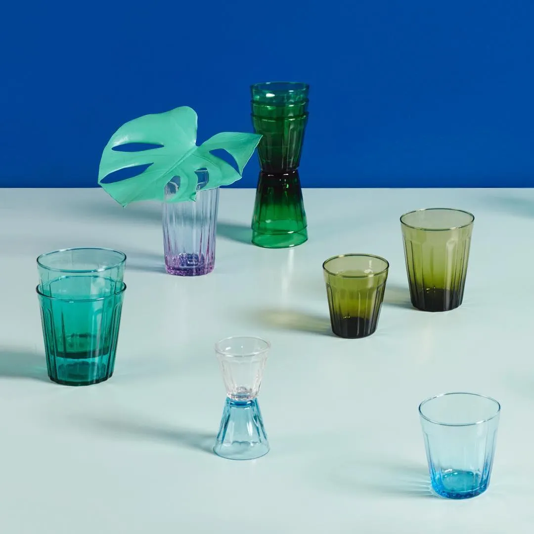 Lucca Water Glass (Cactus Green)