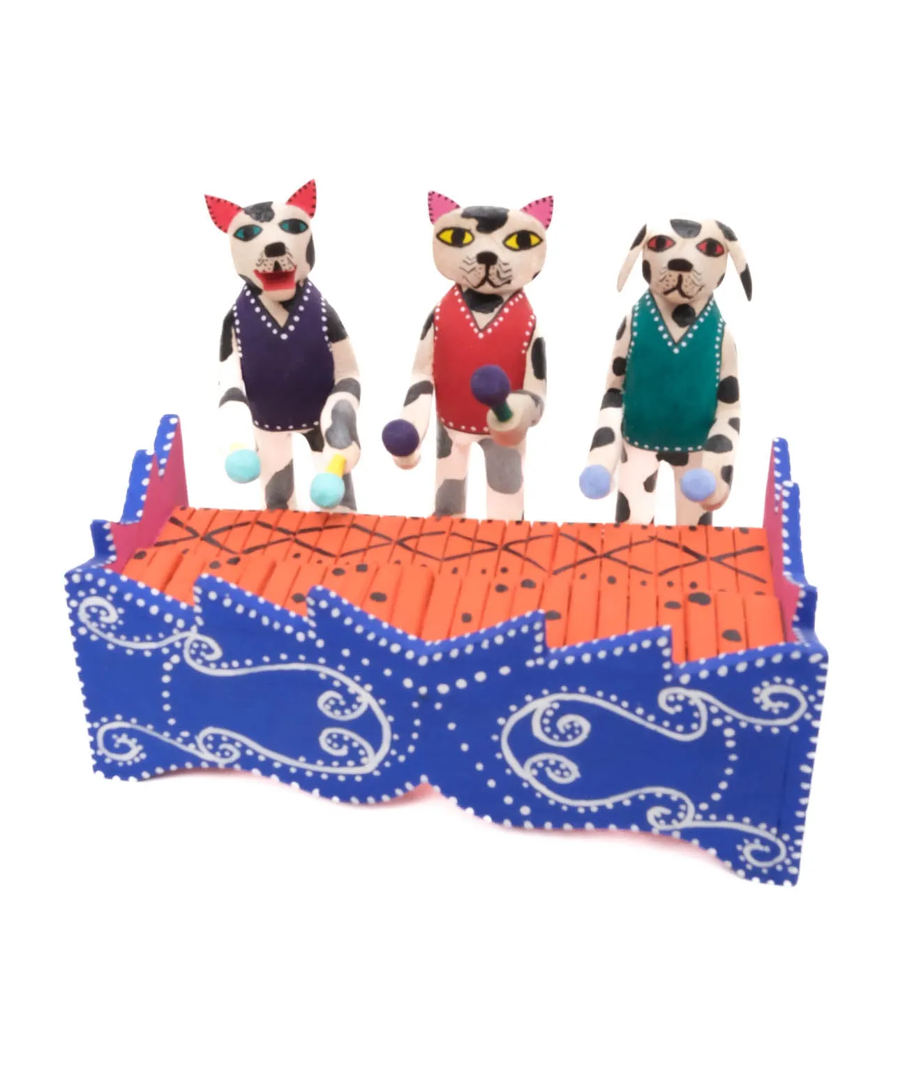 Mexican Wood Carving ”Marimba” (Calixto Santiago)
