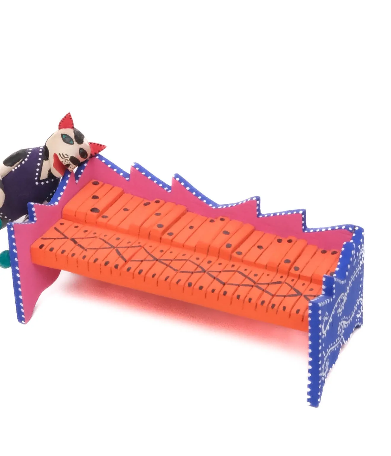 Mexican Wood Carving ”Marimba” (Calixto Santiago)