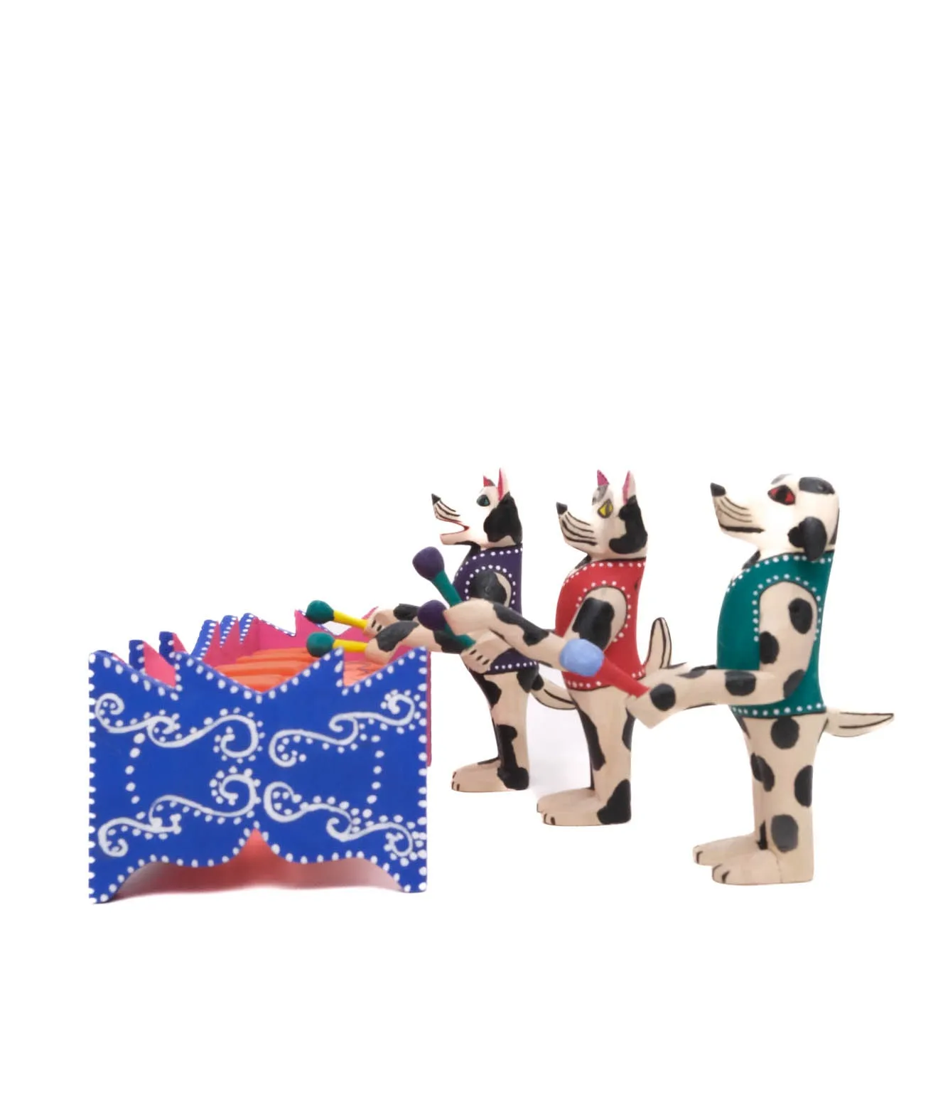 Mexican Wood Carving ”Marimba” (Calixto Santiago)