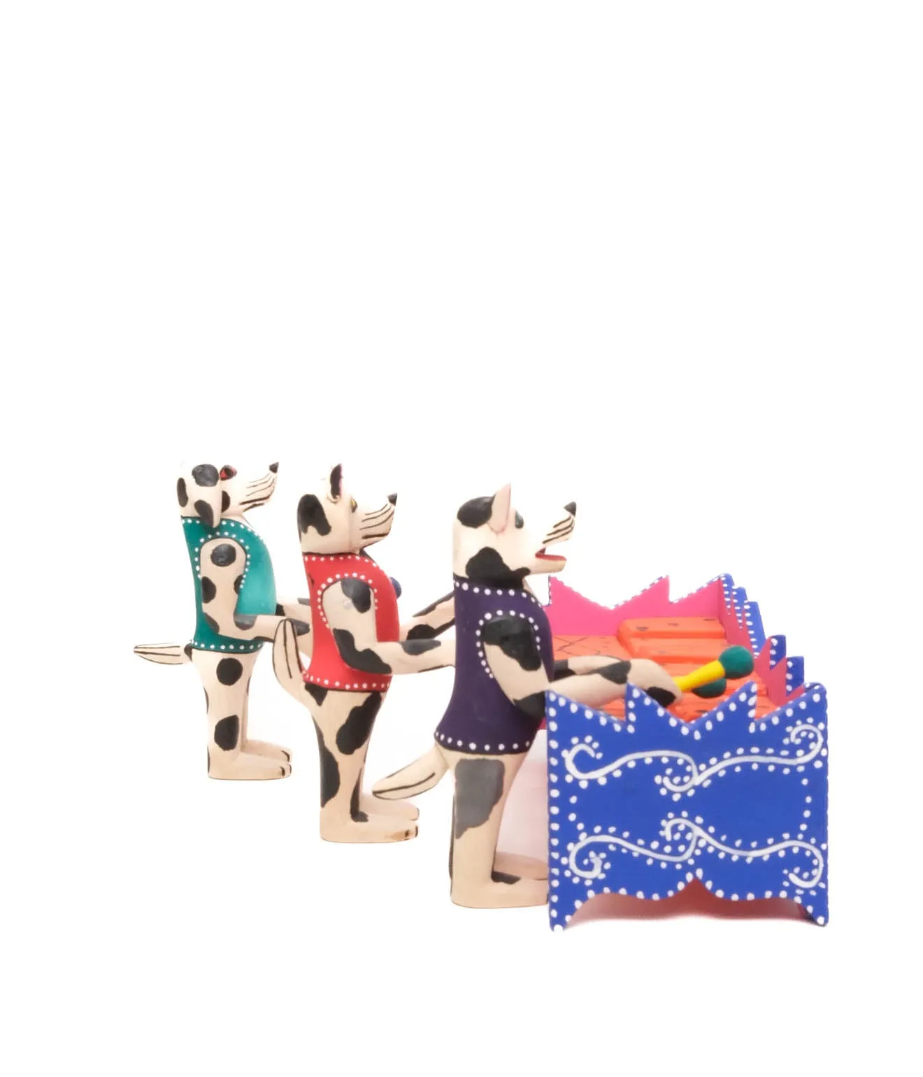 Mexican Wood Carving ”Marimba” (Calixto Santiago)