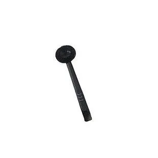 Thunder Group PLOP009BK 8 1/2" Black Polycarbonate 3/4 Oz One Piece Ladle
