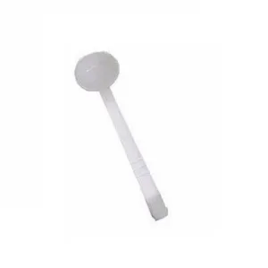 Thunder Group PLOP009WH 8 1/2" White Polycarbonate 3/4 Oz One Piece Ladle