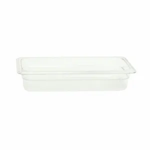 Thunder Group PLPA8132 Third Size 2 1/2" Deep Polycarbonate Food Pan