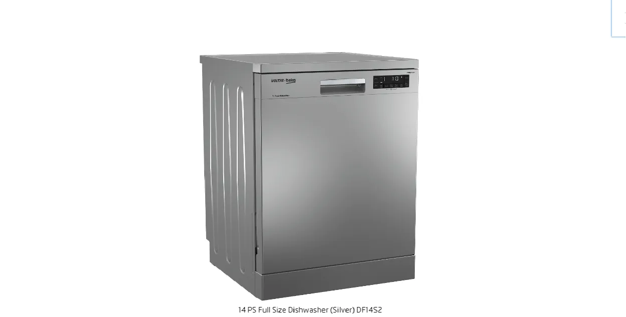Voltas Beko DF14S2 14 Place Settings Dishwasher ( Silver)